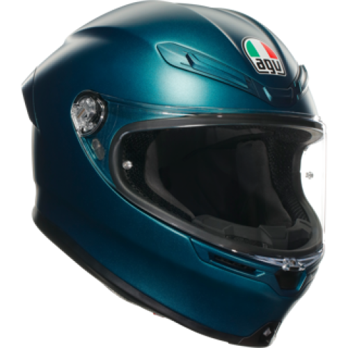  AGV K6-S Solid, Bue, Ful Face Helmet  - 