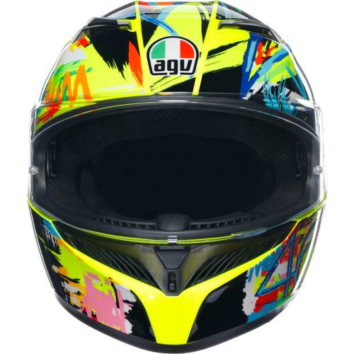 AGV K3 ROSSI WINTER TEST 2019 ECE 22.06