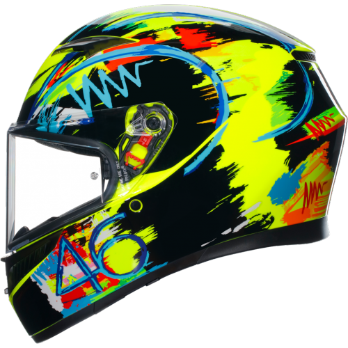 AGV K3 ROSSI WINTER TEST 2019 ECE 22.06