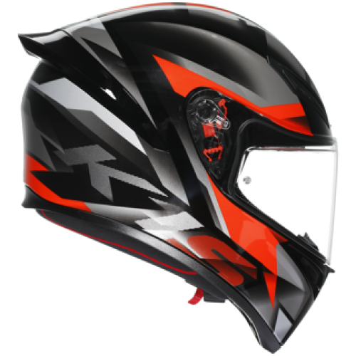 AGV K1-S Fastlap, Black/Grey/Red, Full face helmet - 
