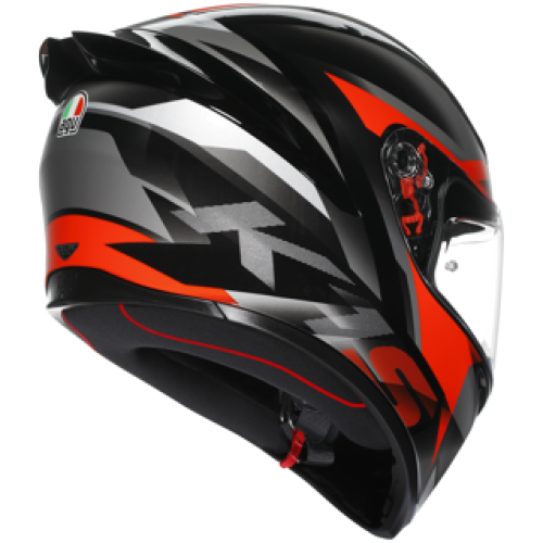 AGV K1-S Fastlap, Black/Grey/Red, Full face helmet - 