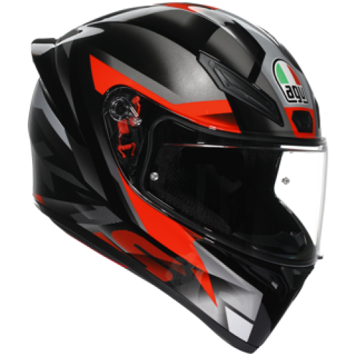 AGV K1-S Fastlap, Black/Grey/Red, Full face helmet - 