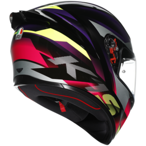 AGV K1-S Fastlap, Black/Purple/Pink, Full face helmet - 