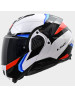 LS2 ADVANT II TRIPLE WHITE BLUE RED