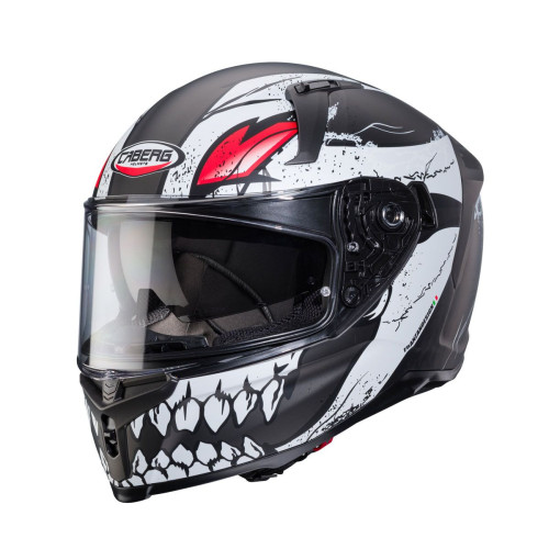 Caberg Avalon X Punk Matt Grey/Black/Red Full Face Helmet - 