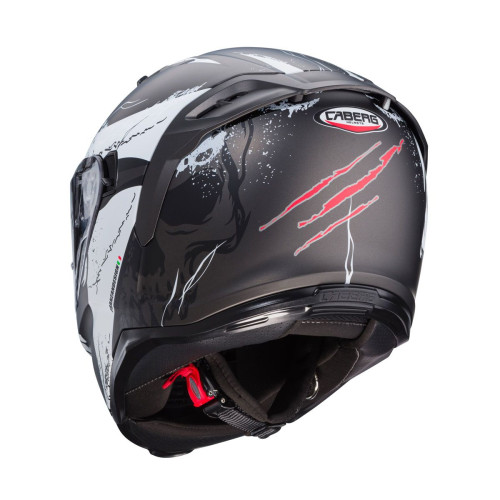 Caberg Avalon X Punk Matt Grey/Black/Red Full Face Helmet - 