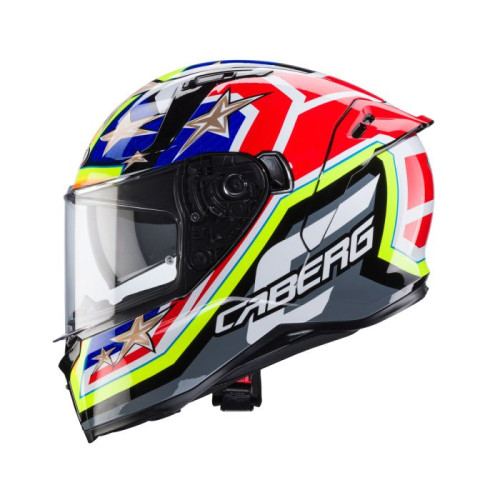 Caberg Avalon X Track Black/Yellow/Red/Blue Helmet - Caberg Avalon X Track Black/Yellow/Red/Blue Helmet -