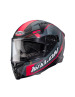 Caberg Avalon X Optic Matt Black/Grey/Red Ful FAce Helmet - 