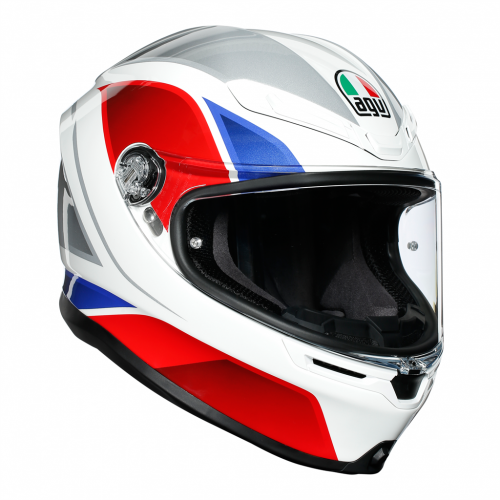 AGV K6 Hyphen White/Red/Blue
