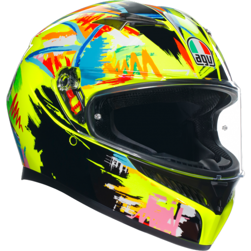 !!! NEW !!! AGV K3 Rossi Winter Test 2019 ECE 22.06 THE ICONIC AGV FULL-FACE ROAD HELMET, VERSATILE AND SAFE, SUITED TO ANY RIDING STYLE, WITH BUILT-IN SUN VISOR.