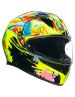 !!! NEW !!! AGV K3 Rossi Winter Test 2019 ECE 22.06 THE ICONIC AGV FULL-FACE ROAD HELMET, VERSATILE AND SAFE, SUITED TO ANY RIDING STYLE, WITH BUILT-IN SUN VISOR.
