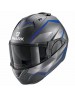 Shark Evo ES - Yari Matt Anthracite / Blue / Silver