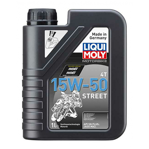 Liqui Moly Motorbike Oil 4T 15W-50 Street