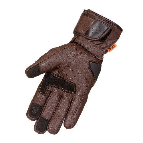 Merlin Calton CE2 D3O brown Waterproof Leather Glove -	