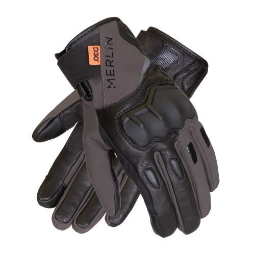 MERLIN Denali D3O Adventure Glove, waterproof glove grey - MERLIN Denali D3O Adventure Glove, waterproof glove grey -
