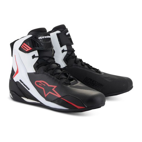 Alpinestars Faster-4 Men’s Shoes, Black White Red__