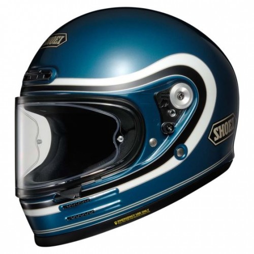 SHOEI GLAMSTER RESURRECTION TC2 BLUE/BLK MEDIUM HELMET