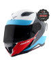 Axor Helmet SH890 Full Face - Hunter Turbo Gloss White Red