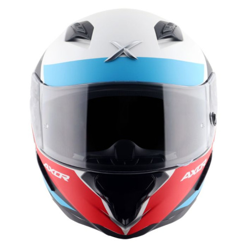 Axor Helmet SH890 Full Face - Hunter Turbo Gloss White Red