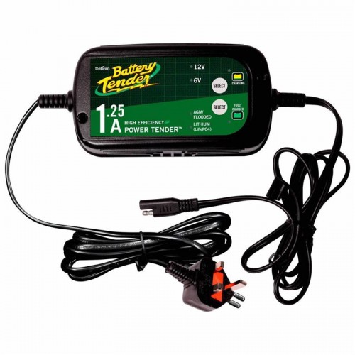Deltran Power Tender Dual Selectable 1.25A Battery Charger