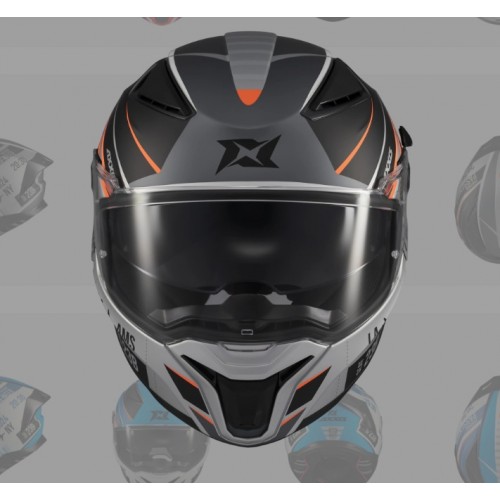 Axxis PANTHER SV PASSENGER A1 Matte White/Grey