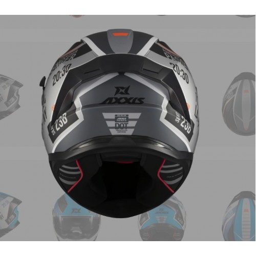 Axxis PANTHER SV PASSENGER A1 Matte White/Grey