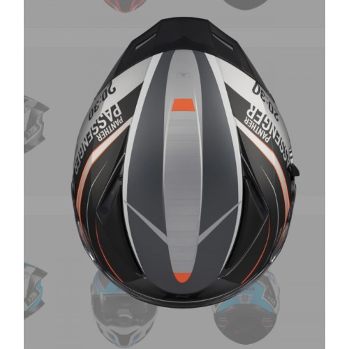 Axxis PANTHER SV PASSENGER A1 Matte White/Grey