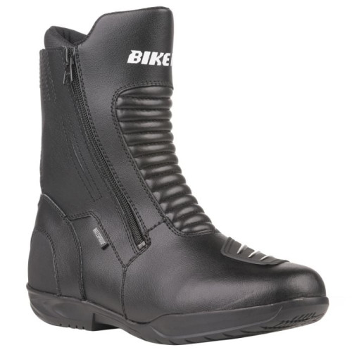 Bike It 'Preto' Black Mid Length Waterproof Motorcycle Boot