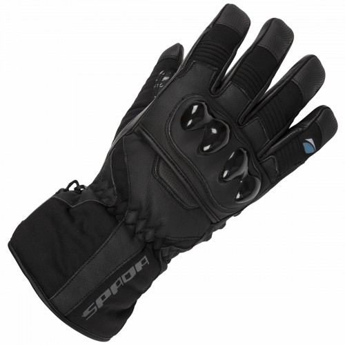 Spada Leather Gloves Shadow CE WP Black