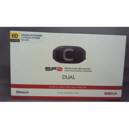 Sena Motorcycle Bluetooth Communication System SF2-02D Dual Pack