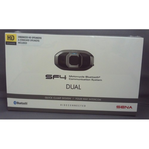 Sena Motorcycle Bluetooth Communication System SF4-02 Dual Pack