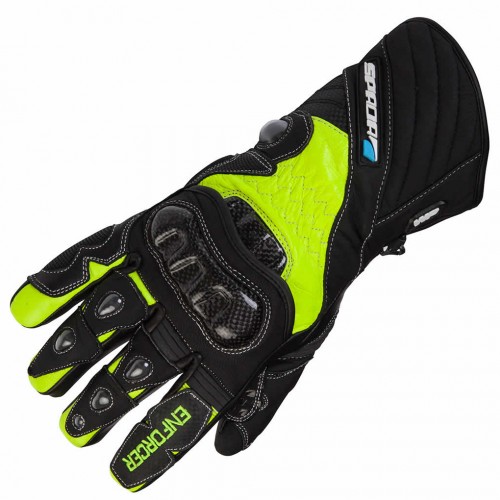 Spada Leather Gloves Enforcer WP Black/Fluo