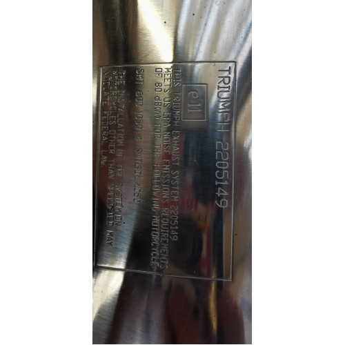 TRIUMPH SPRINT GT, 2010-13, EXHAUST SILENCER, T2205149