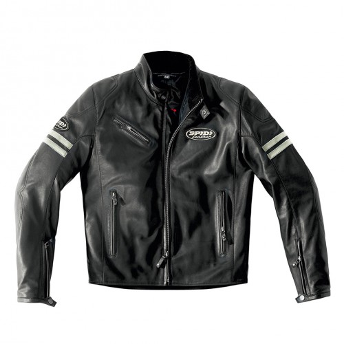 Spidi ACE Leather Jacket-ICE Black