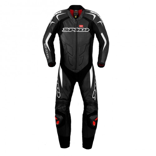 Spidi Supersport Wind Pro Leather Suit-Black/White