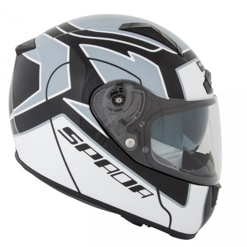 Spada Helmet Arc Puzzle White/Black/Grey