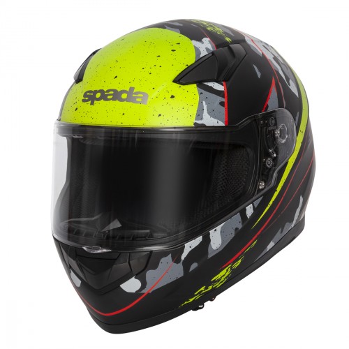 Spada Helmet Raiden Camo Yellow