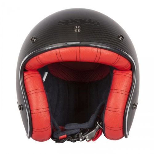 Spada Helmet Dark Star Carbon [Interior Red] - size 2XL