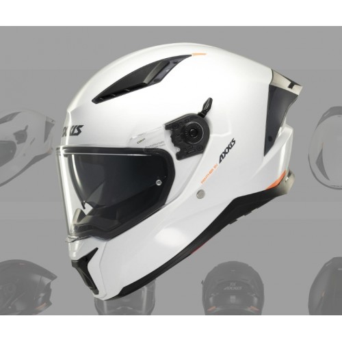 Axxis PANTHER SV SOLID A0 Gloss White helmet