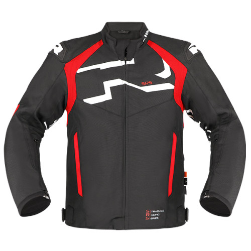 RICHA STRADALE TEX WP JACKET BLK/WH/RD - RICHA STRADALE TEX WP JACKET BLK/WH/RD -