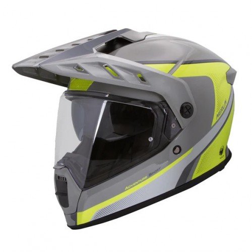 Merlin Torres Adventure Full Face Helmet - Speed Grey Fluro