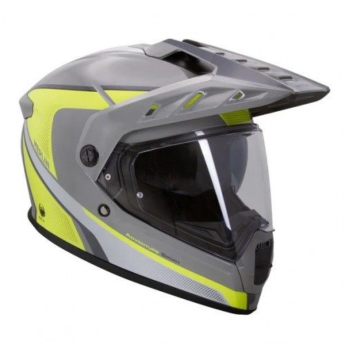 Merlin Torres Adventure Full Face Helmet - Speed Grey Fluro