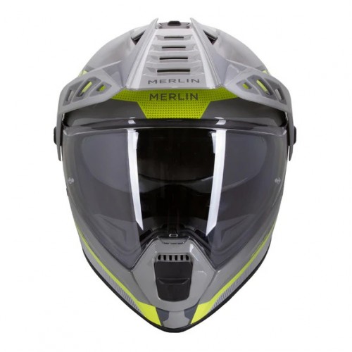 Merlin Torres Adventure Full Face Helmet - Speed Grey Fluro