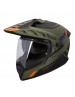 Merlin Torres Adventure Full Face Helmet - Block Matt Green