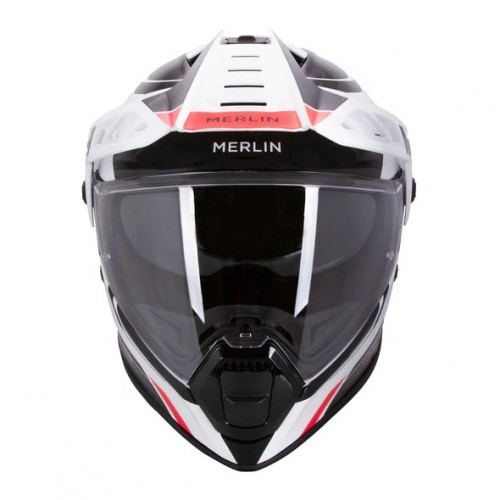 Merlin Torres Adventure Full Face Helmet - Block White Red